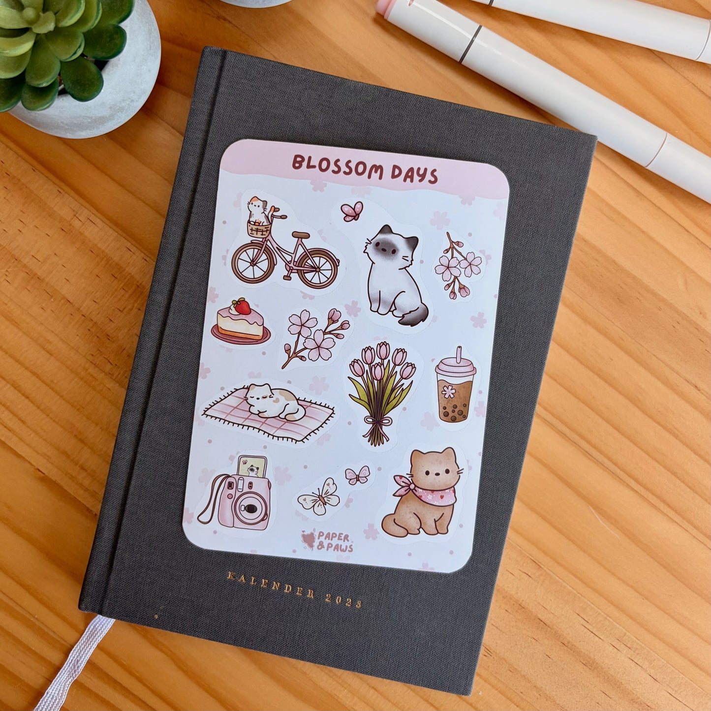 "Blossom Days" Sticker Sheet