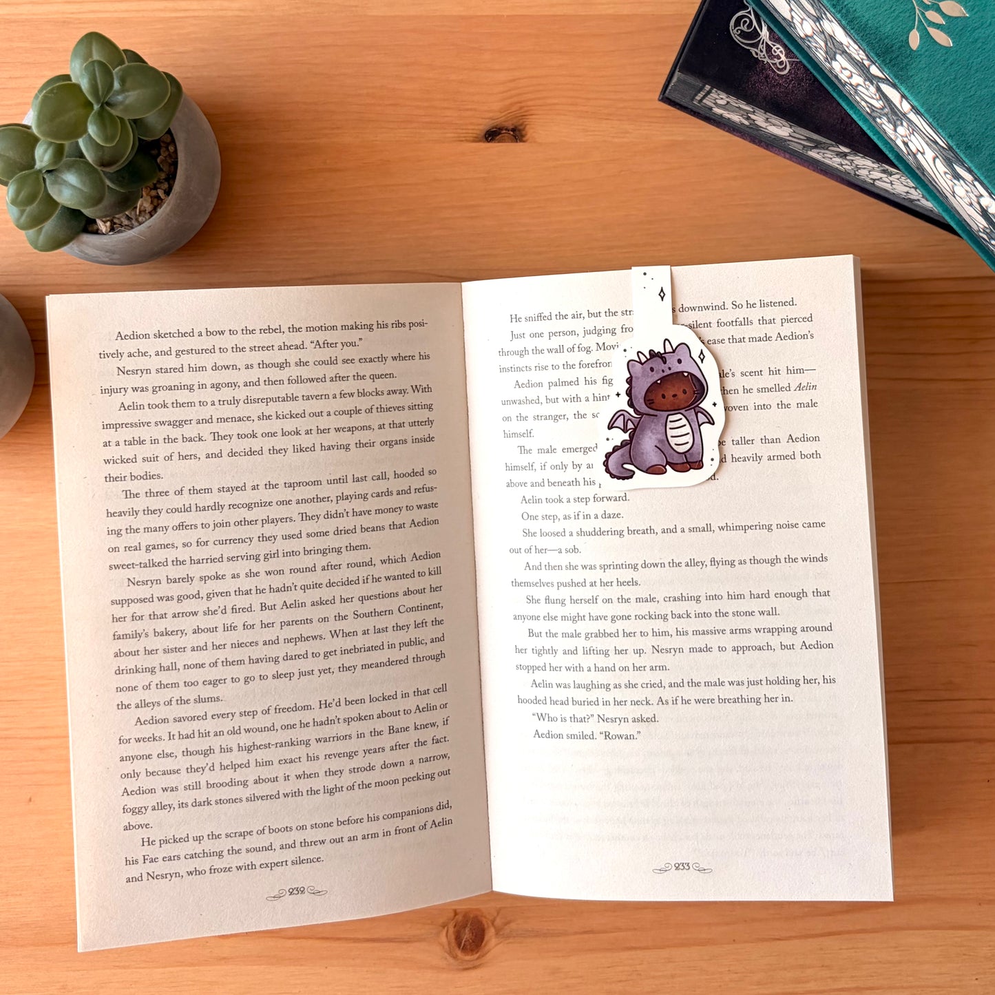 "Tiny Dreamer" Fold-over Magnetic Bookmark