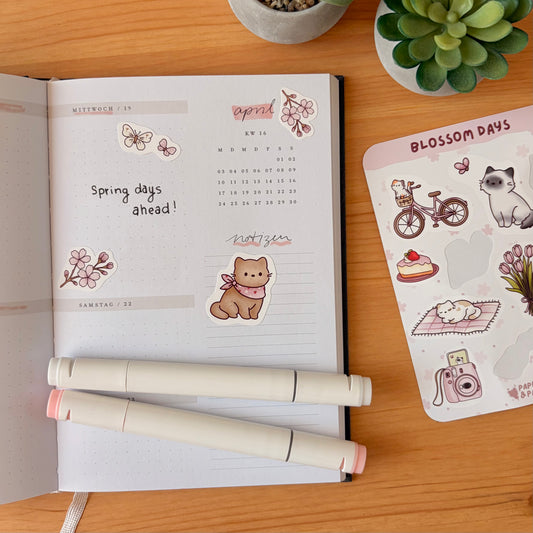 "Blossom Days" Sticker Sheet